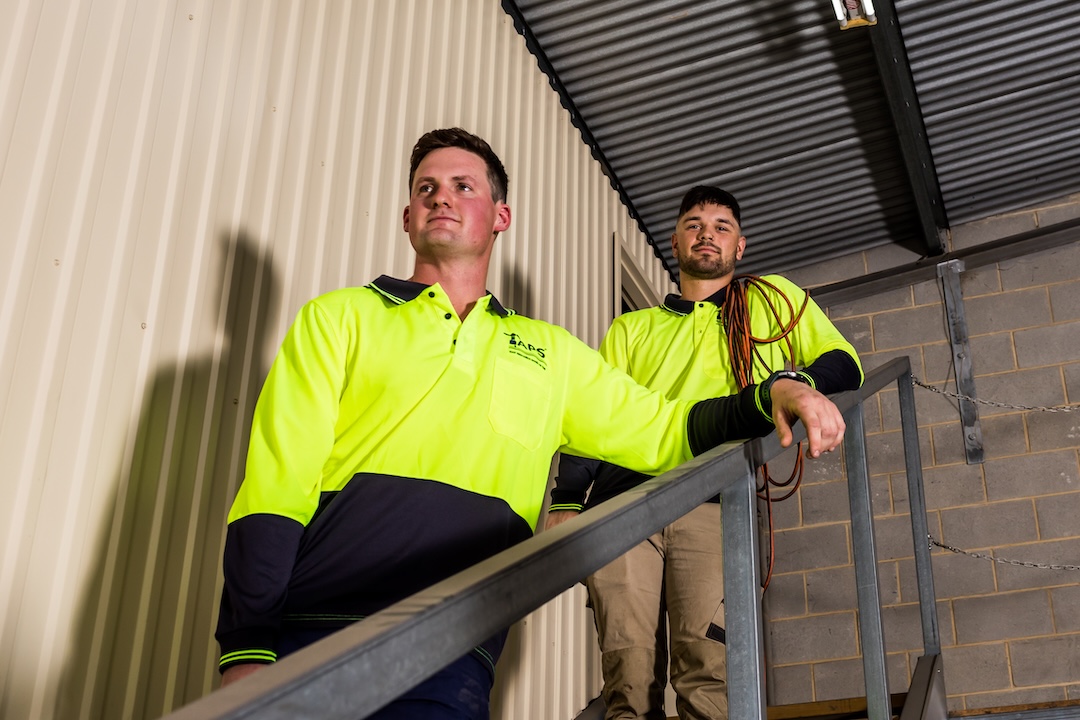 Roof plumbing apprentices on the tools in the Riverland